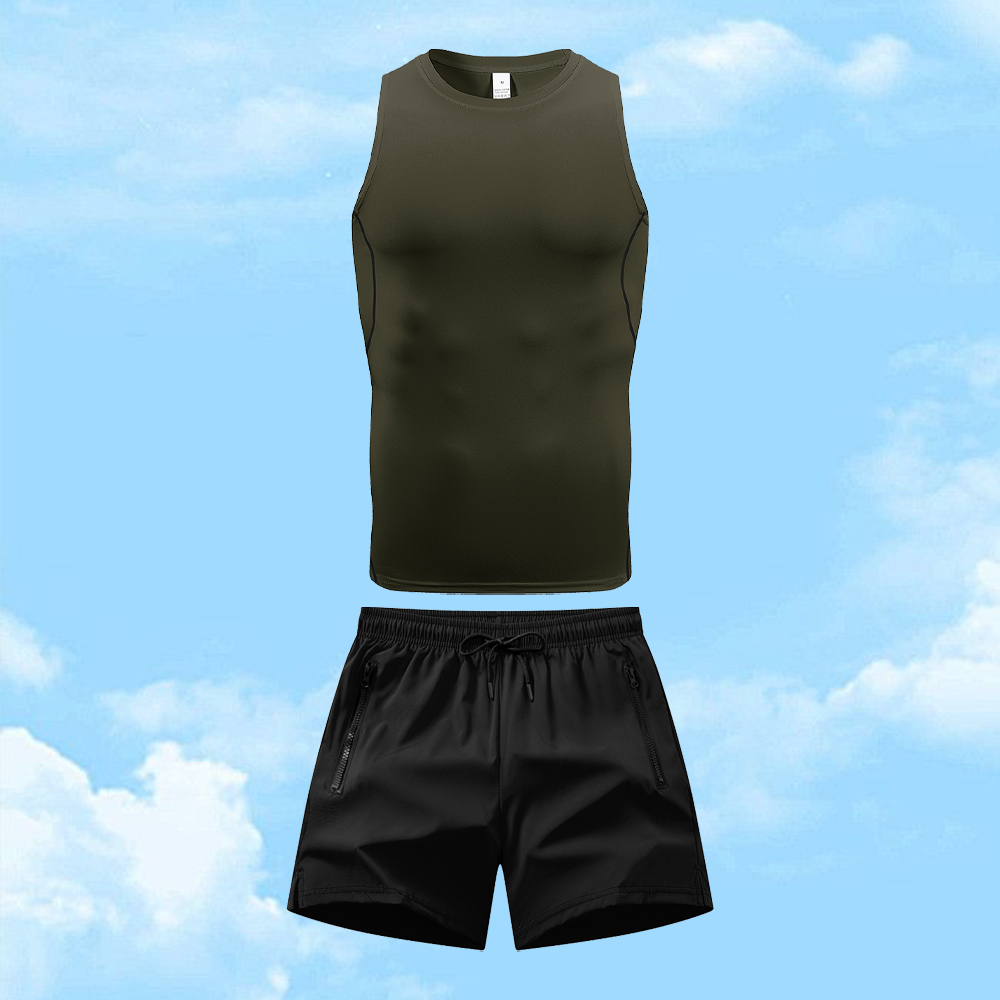 Fitness & Nutrition Lab Zapopan - Men's Casual Sportswear Set Quick Drying