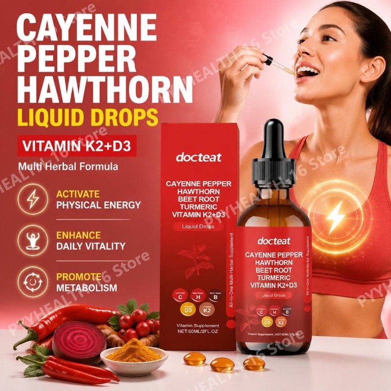 Vitamin D3 K2 Drop - Docteat Vitamin K2+D3 Liquid Drops with