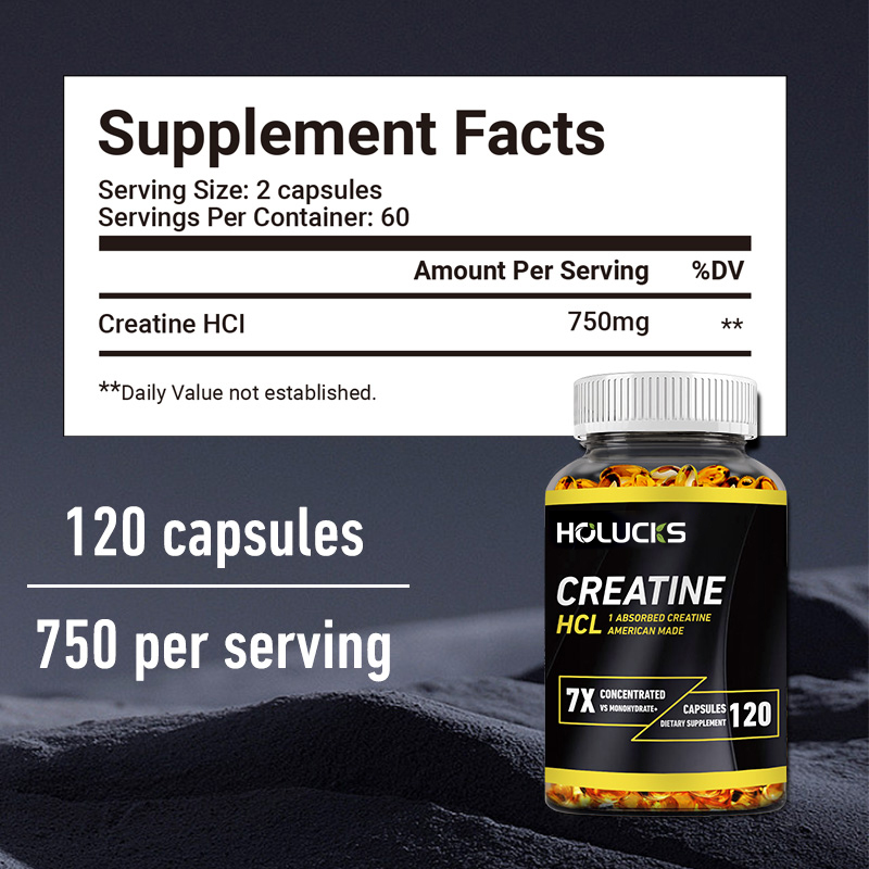 Creatine HCL 750mg Capsules, 7 - Creatine Hcl Capsule recension och pris