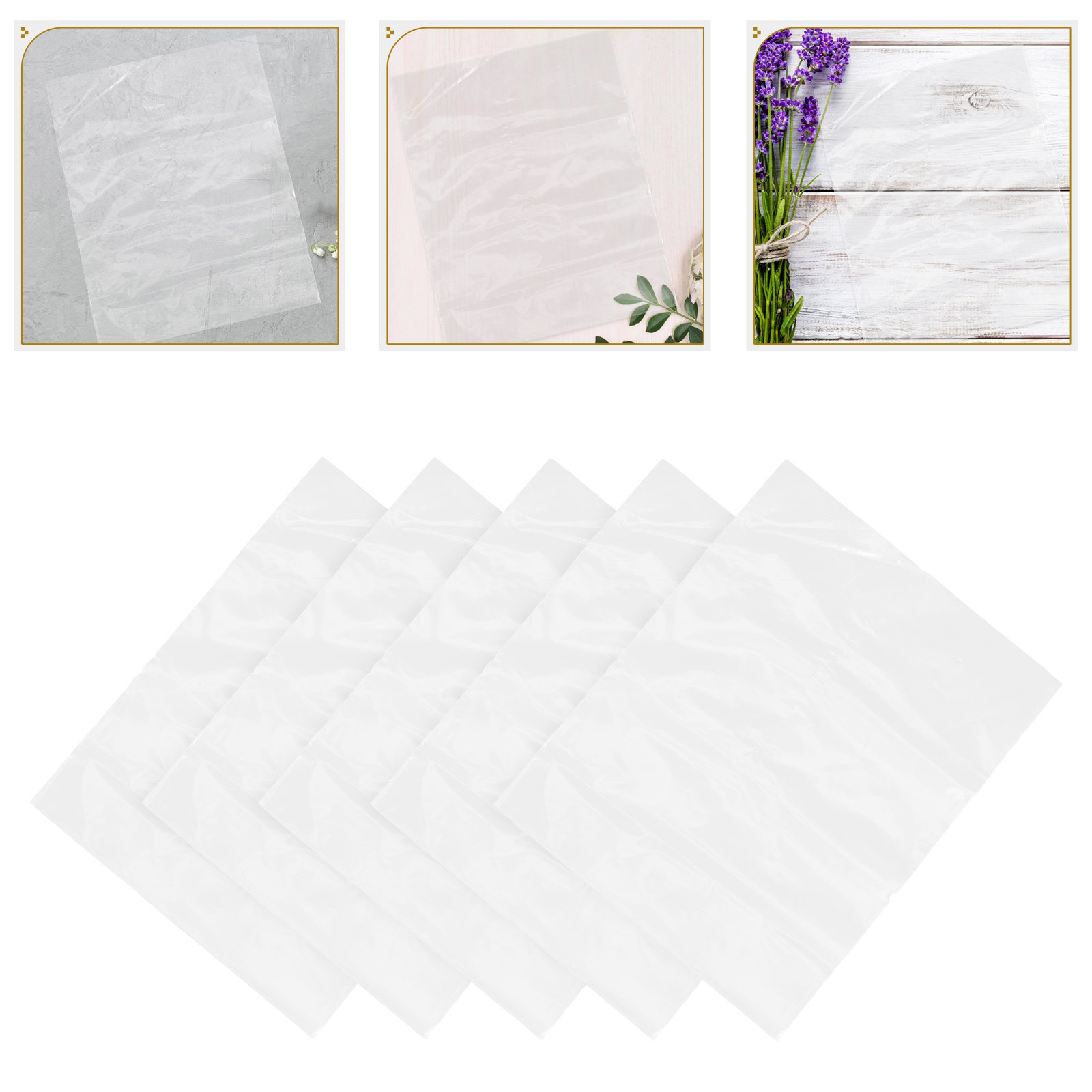 50pcs Flower Bags Plastic Fres - Nutrition & Fitness Hub recension och pris