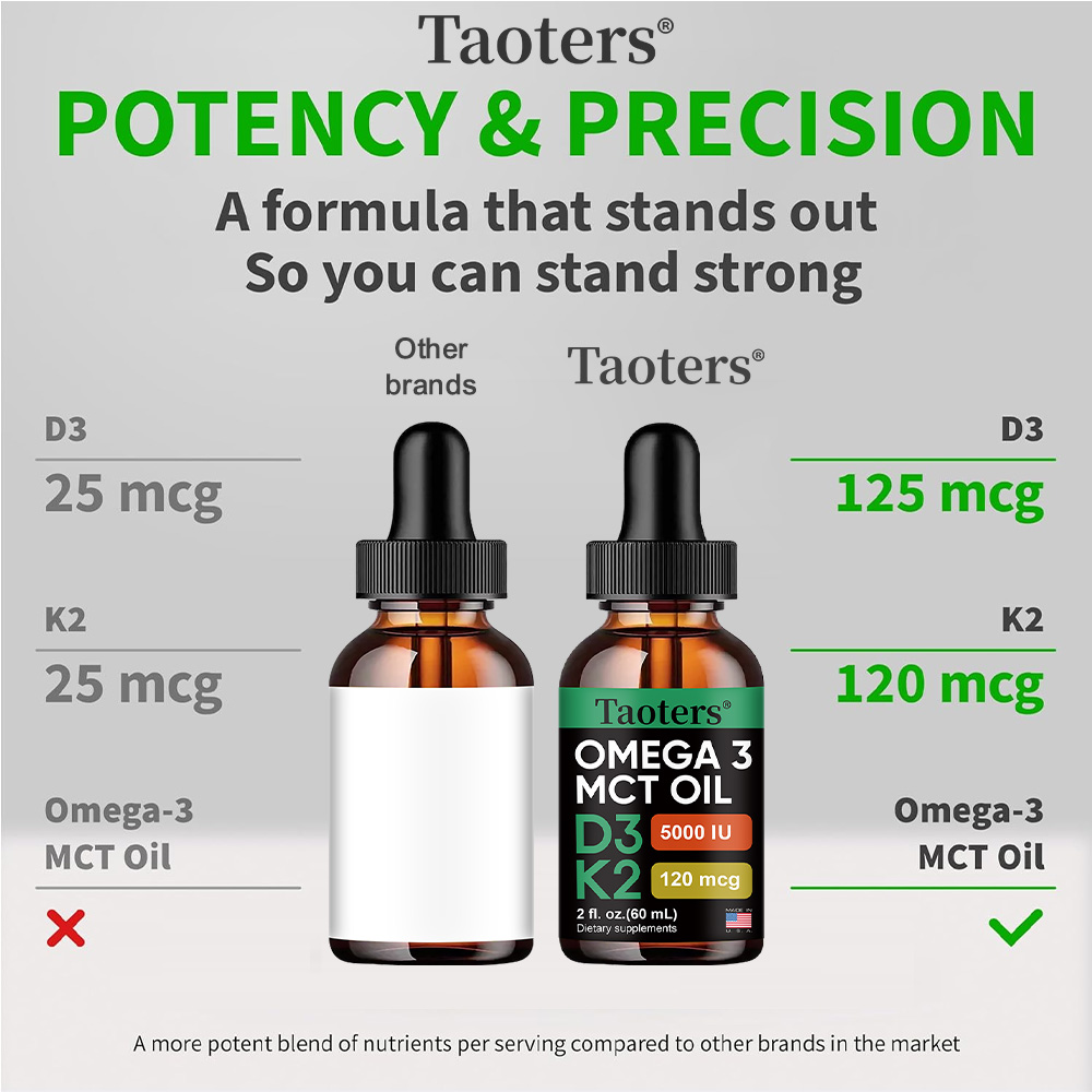 Organic Vitamin D3 K2 Drops wi - Vitamin D3 K2 Drop recension och pris