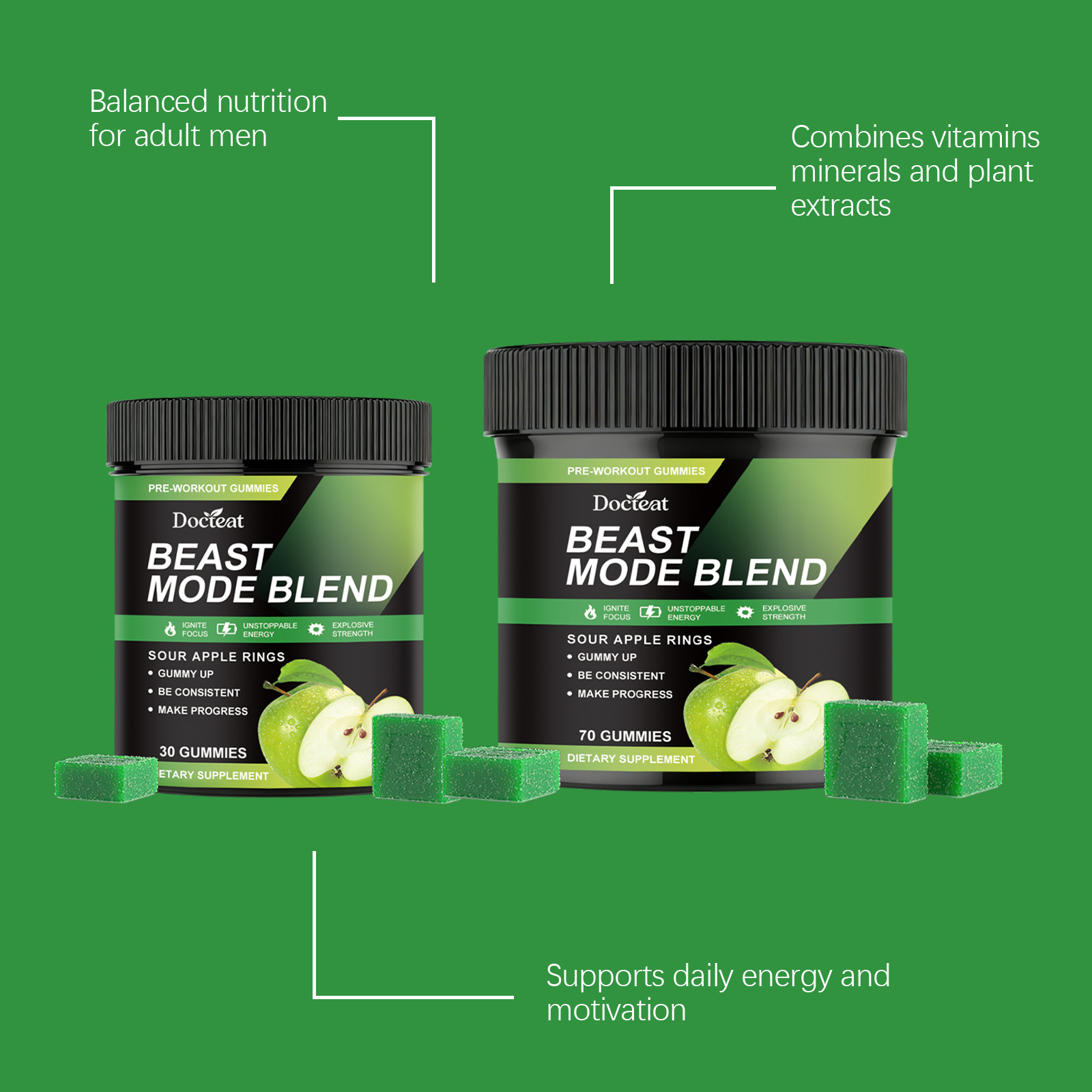 Fitness Nutrition Gummies with - Fitness Nutrition Energy recension och pris