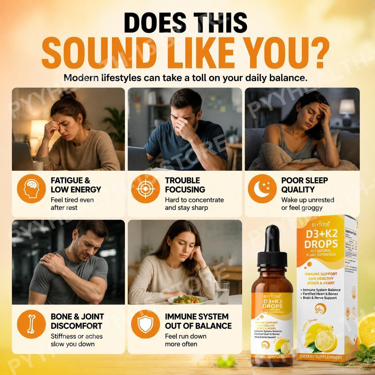 BIYODE Vitamin D3 K2 Liquid Dr - Vitamin D3 K2 Drop recension och pris