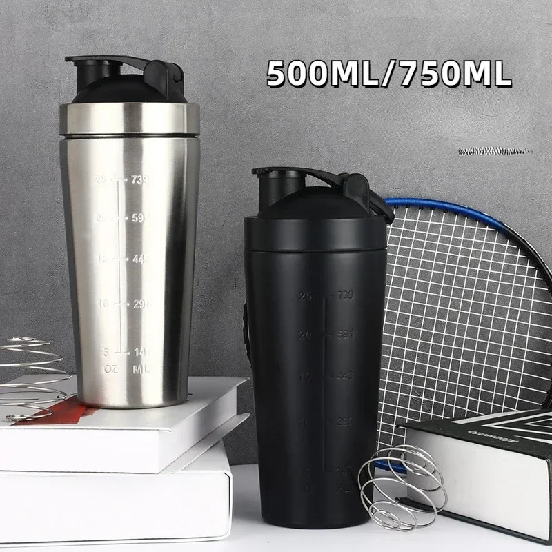 Stainless Steel Protein Shaker - Nutrition For Fitness And Sports recension och pris