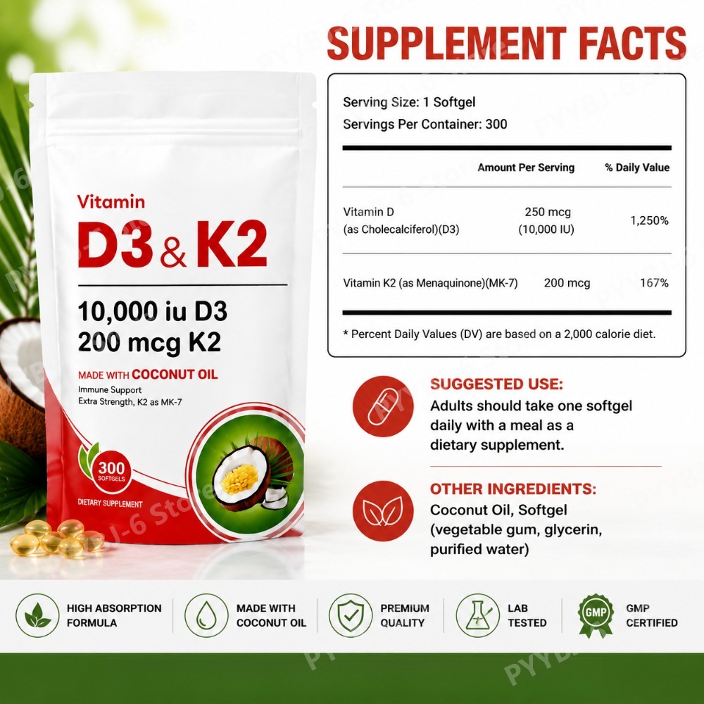 Vitamin D3 K2 Supplement 10,00 - Vitamin D3 K2 Drop recension och pris