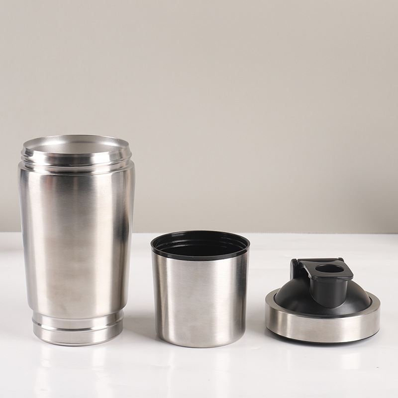 Stainless Steel Protein Shaker - Nutrition For Fitness And Sports recension och pris