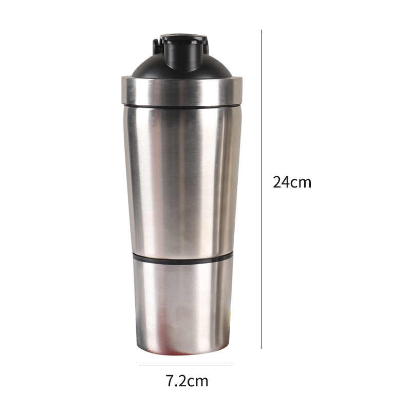 Stainless Steel Protein Shaker - Nutrition For Fitness And Sports recension och pris