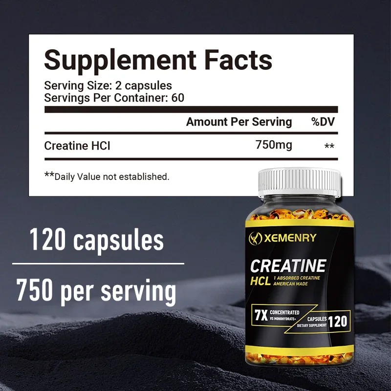 Creatine HCl - Muscle,Cognitiv - Creatine Hcl Capsule recension och pris