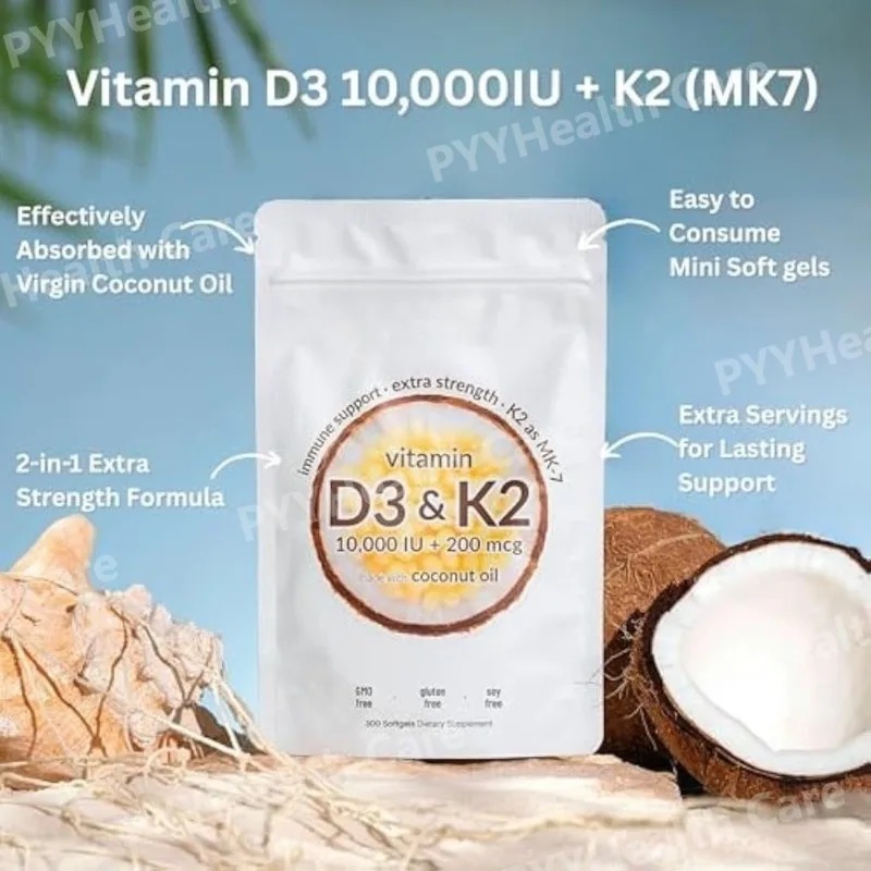 Vitamin D3 10000 IU + K2 MK-7  - Vitamin D3 K2 Drop recension och pris