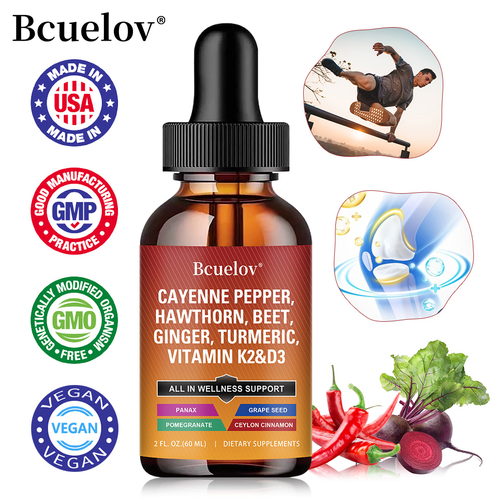 Cayenne Pepper Liquid Drops +  - Vitamin D3 K2 Drop recension och pris