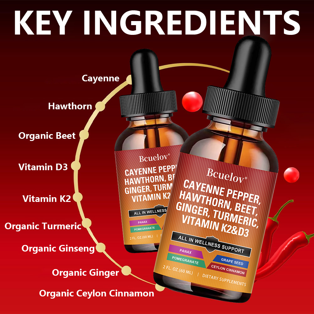 Cayenne Pepper Liquid Drops +  - Vitamin D3 K2 Drop recension och pris
