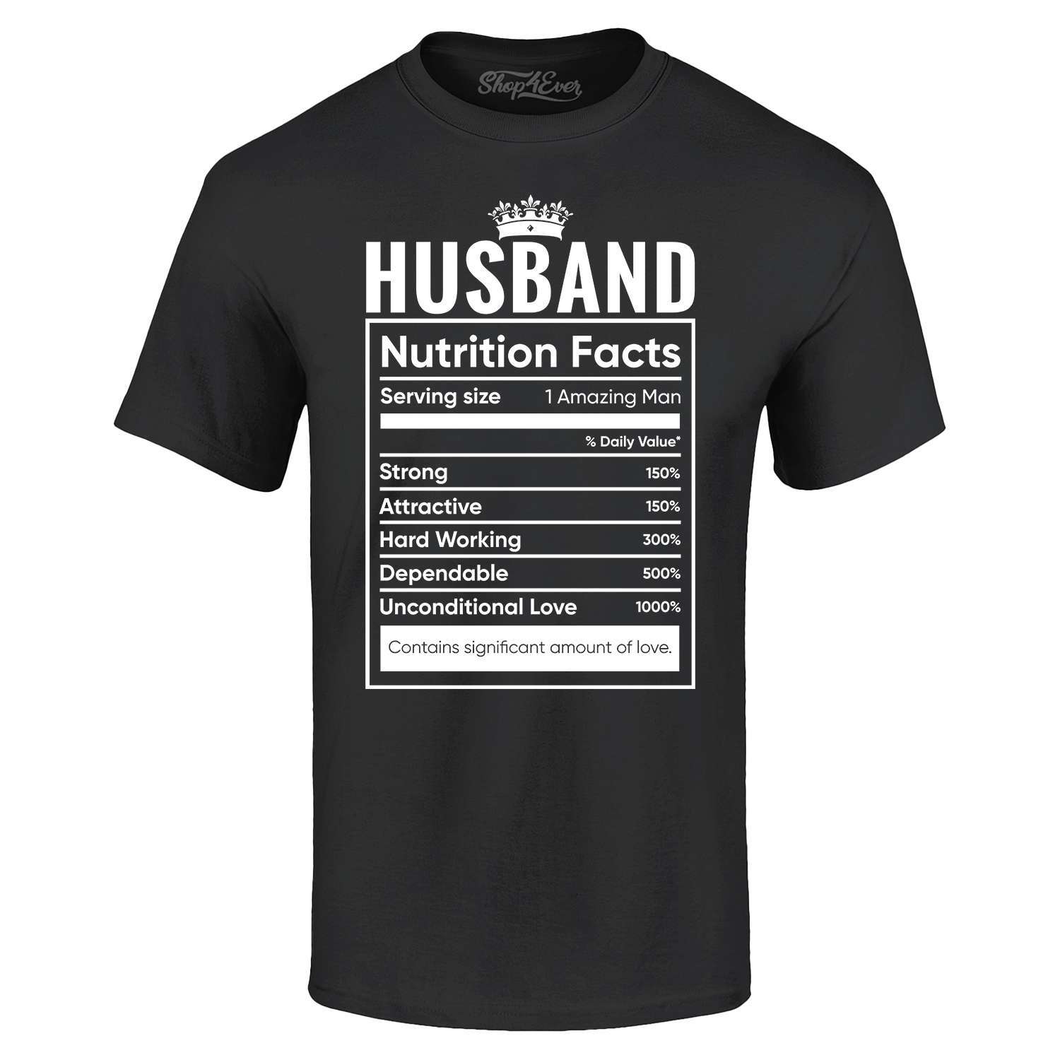 Husband Nutrition Facts T-shir - Nutrition & Fitness Hub recension och pris