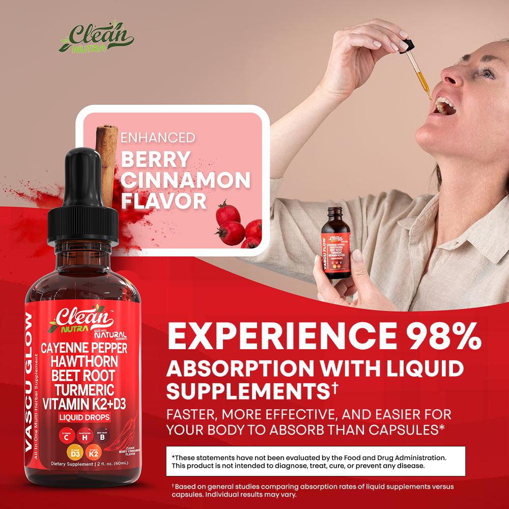 Clean Nutra Cayenne Pepper, Ha - Vitamin D3 K2 Drop recension och pris