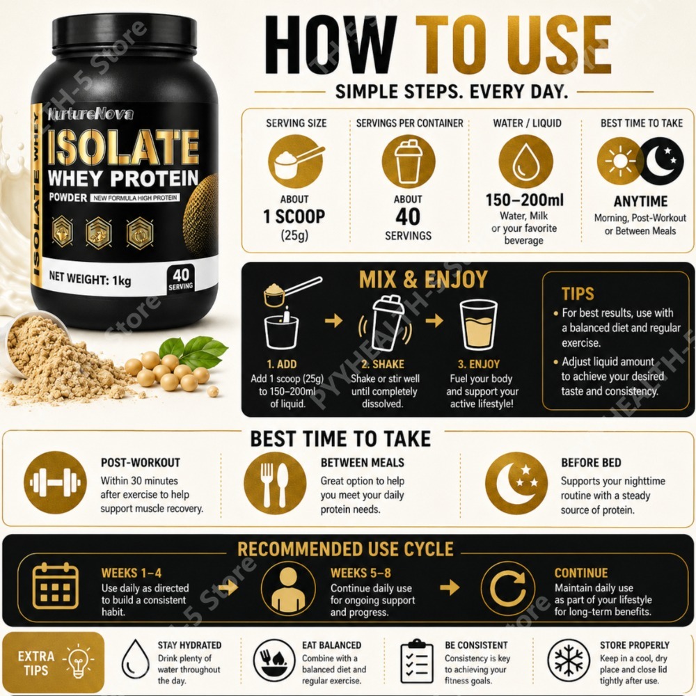 Isolate Whey Protein Powder 1k - Nutrition For Fitness And Sports recension och pris