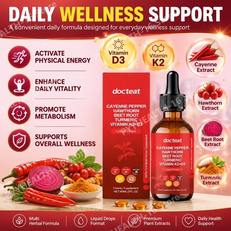 Docteat Vitamin K2+D3 Liquid D - Vitamin D3 K2 Drop recension och pris
