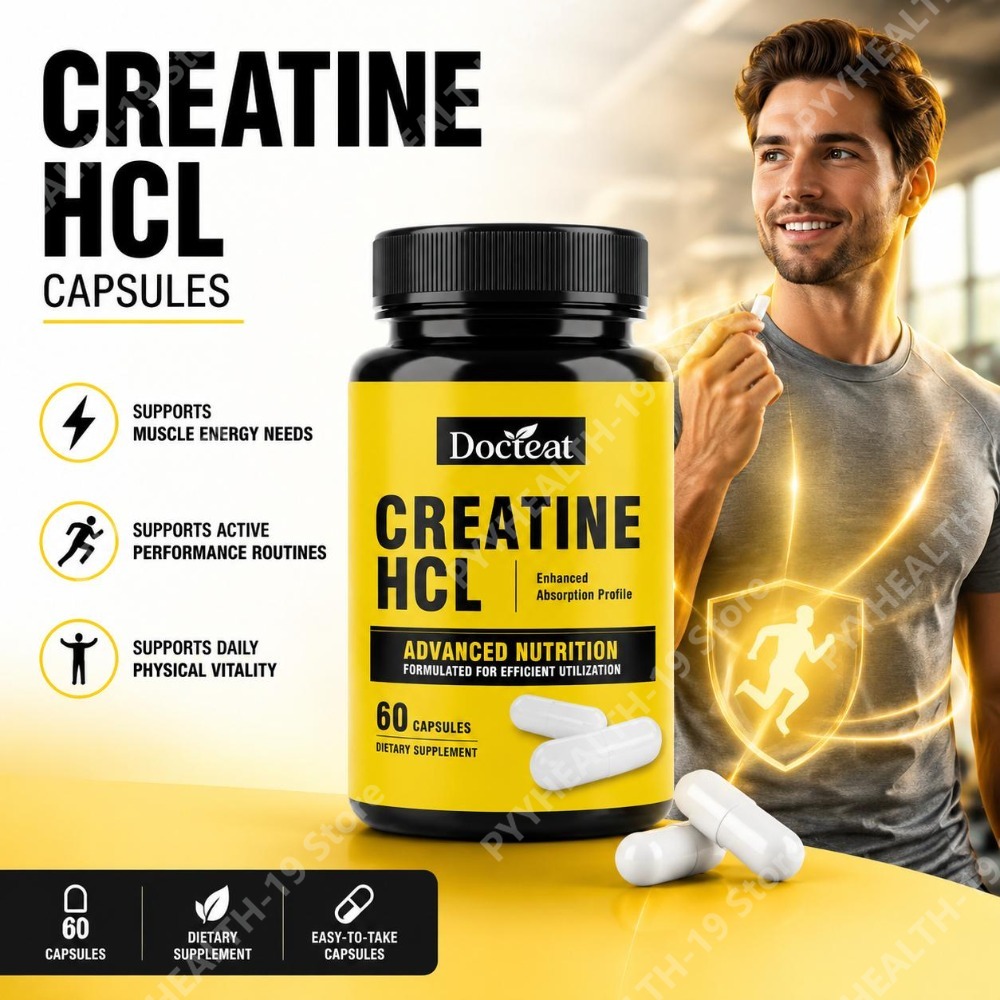 Docteat Creatine HCL Capsules  - Creatine Hcl Capsule recension och pris